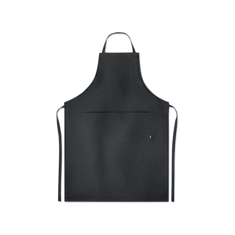Fartuch kuchenny z konopi 200 g/m² NAIMA APRON - Czarny (MO6164-03)