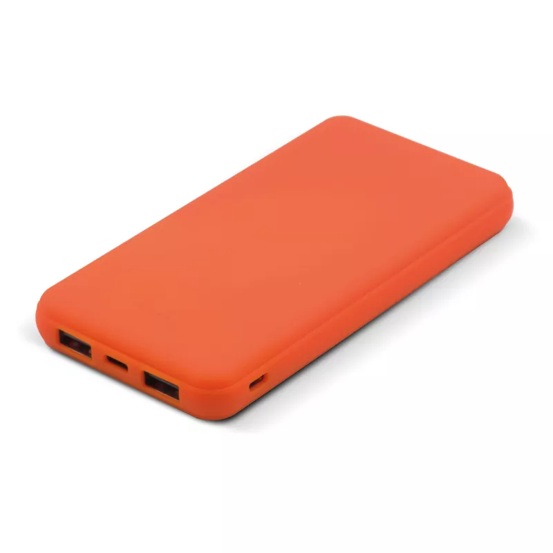 Powerbank Elite gumowany 8000 mAh - pomarańczowy (LT95087-N0026)