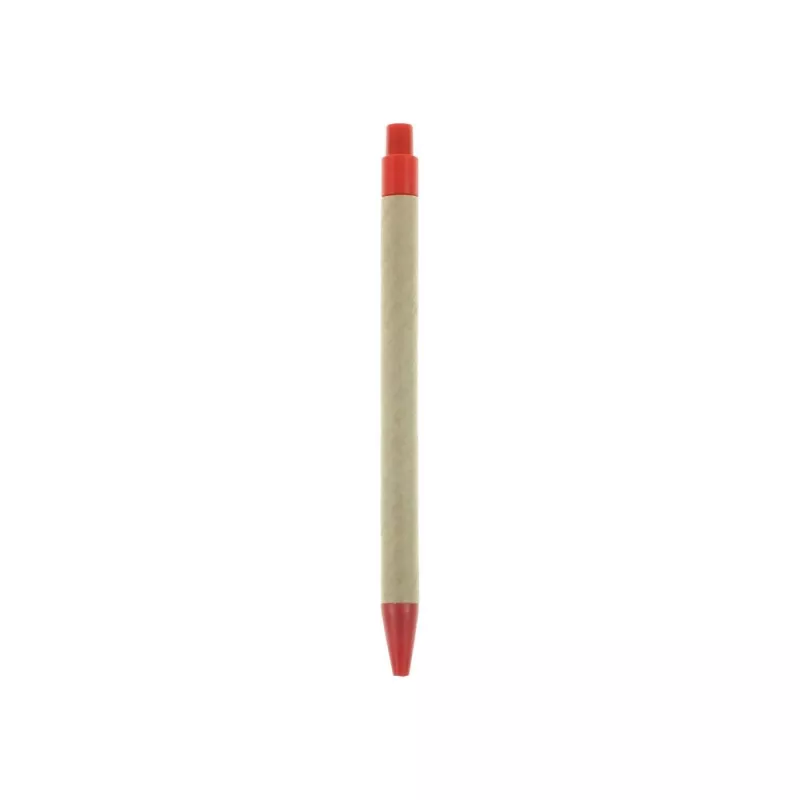 Długopis z kartonu z recyklingu | Nicholas - czerwony (V1470-05)