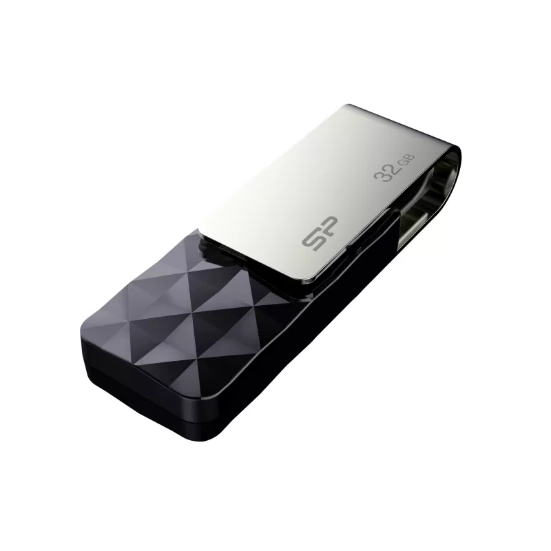 Pendrive Blaze B30, 8GB 3.1 Silicon Power - czarny (EG814003 32GB)