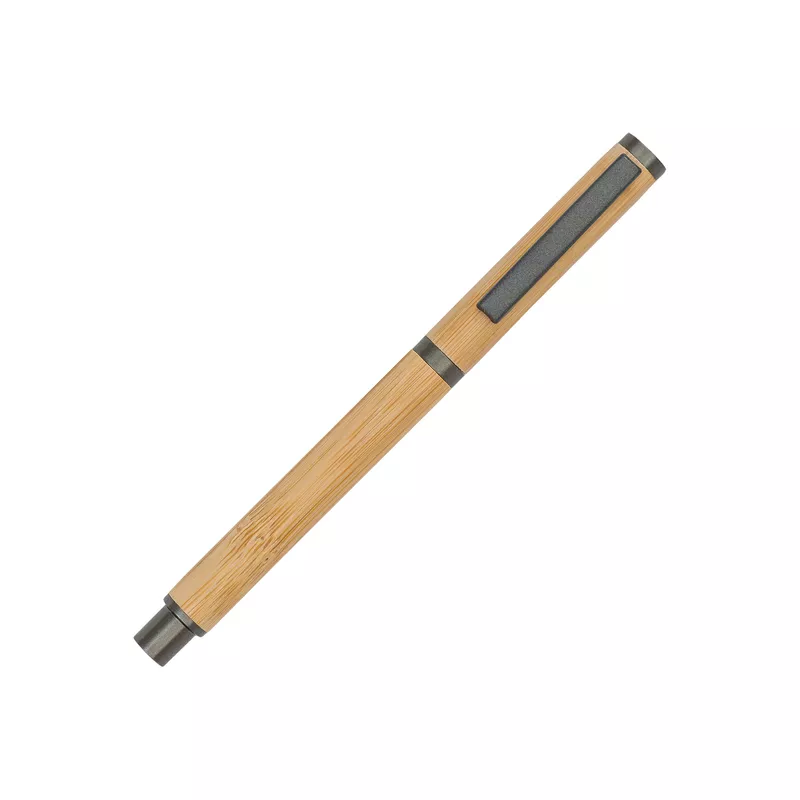 Bambusowy długopis w pudełku Machino - beżowy (R02316.13)
