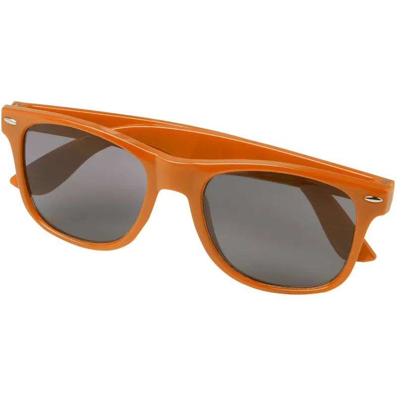 Okulary przeciwsłoneczne z plastiku PET z recyklingu Sun Ray - Pomarańczowy (12700431)