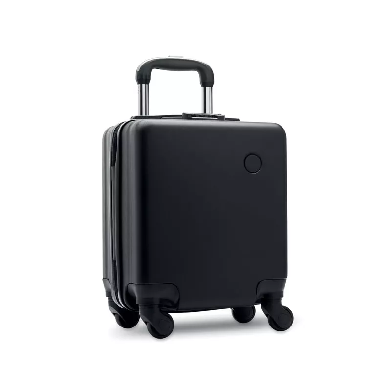 Walizka 14" na 4 kółkach z ABS STOR - Czarny (MO2341-03)