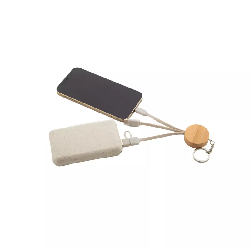 Mugory kabel USB do ładowania / brelok - naturalny (AP864040)