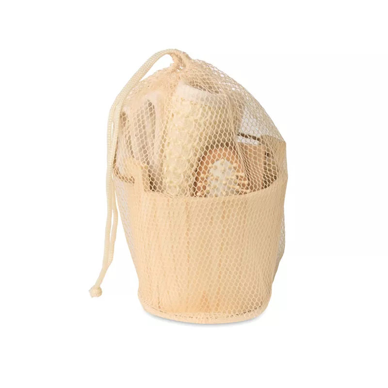 Zestaw do kąpieli w drewnianym wiaderku SELFCARE - Drewna (MO3110-40)