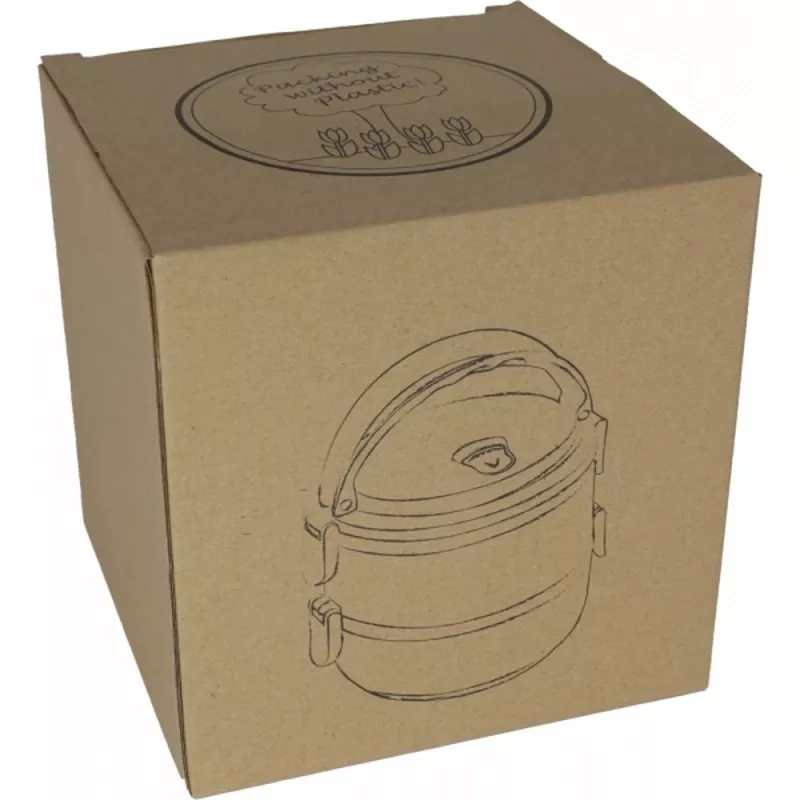 Lunch box HOME - ciemnoszary (093177)