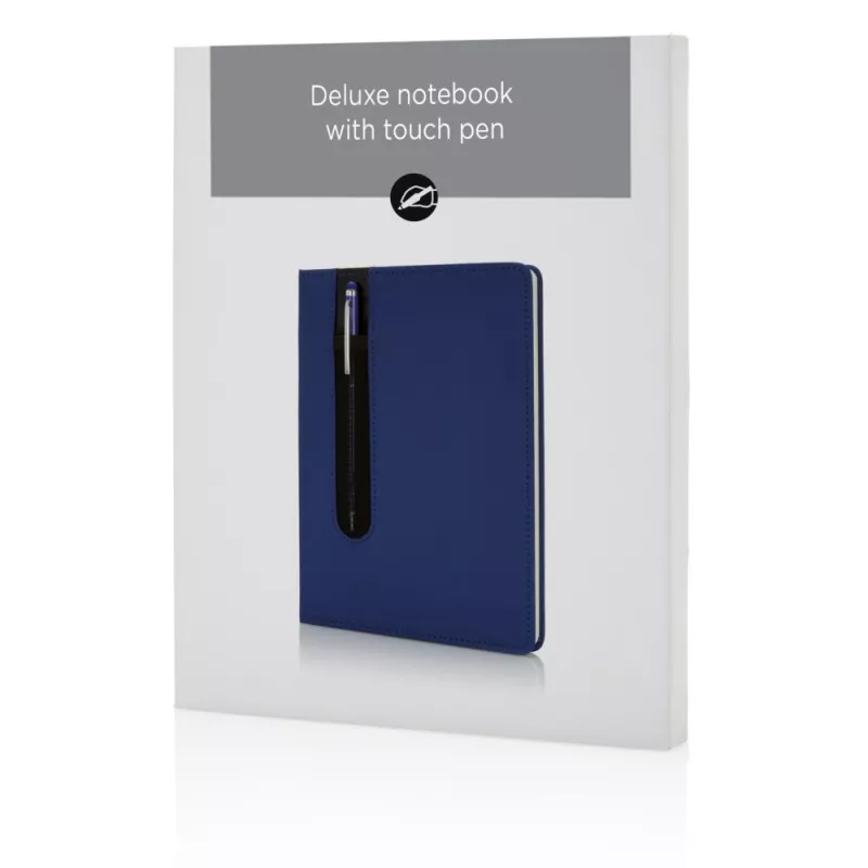 Notatnik A5 Deluxe, touch pen - niebieski (P773.315)