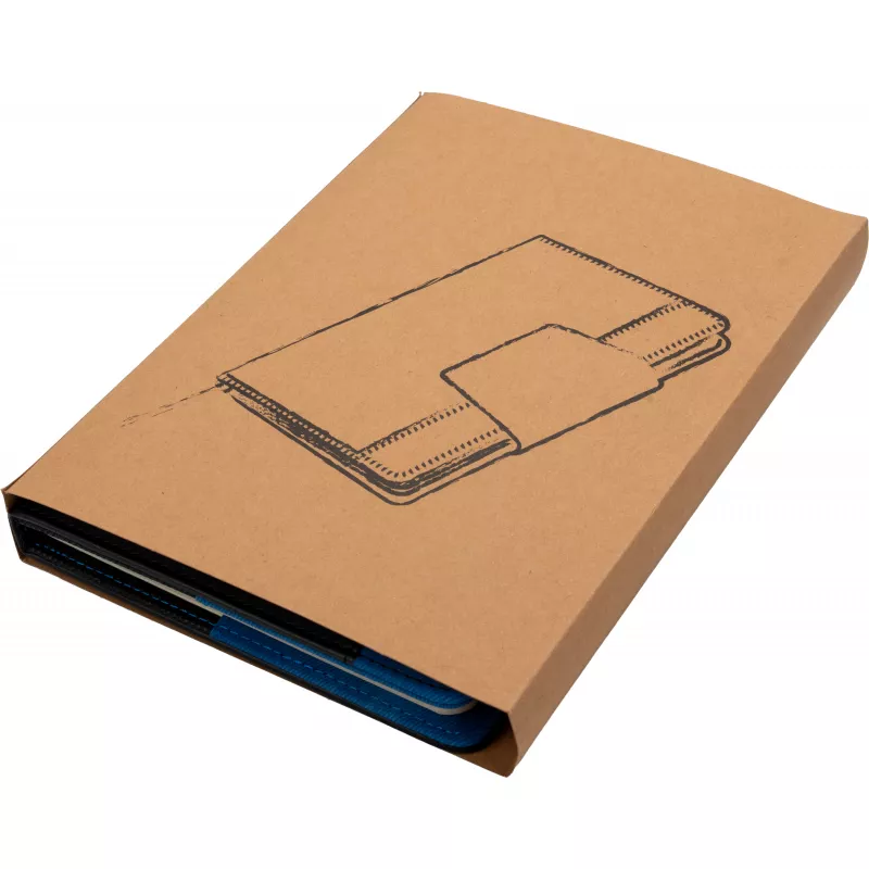 Notes A5 w linie z PU z recyklingu ASUNCION - ciemnoszary (422977)