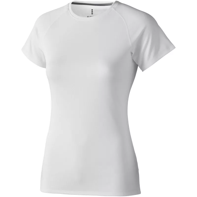 Damski T-shirt Niagara z krótkim rękawem z dzianiny Cool Fit odprowadzającej wilgoć - Biały (39011-WHITE)