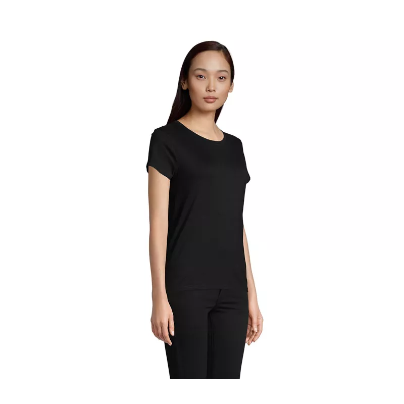 Koszulka organiczna 175 g/m² Sol's PIONEER WOMEN - Deep Black (S03579-DB)