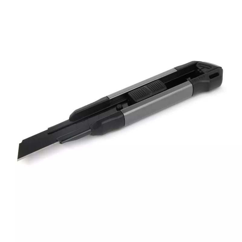 Nóż hobbystyczny z metalu i ABS XXL - czarny / stalowoszary (LT90739-N0235)