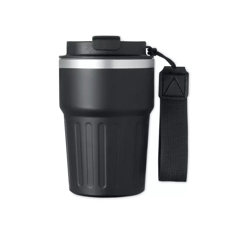 Zestaw kubek 350 ml, notes A5 i długopis ENGAGE - Czarny (MO2930-03)