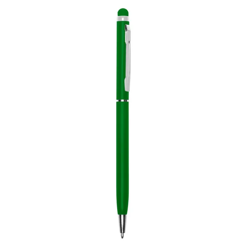 Długopis metalowy błyszczący z  touch pen-em | Raymond - zielony (V1660-06)
