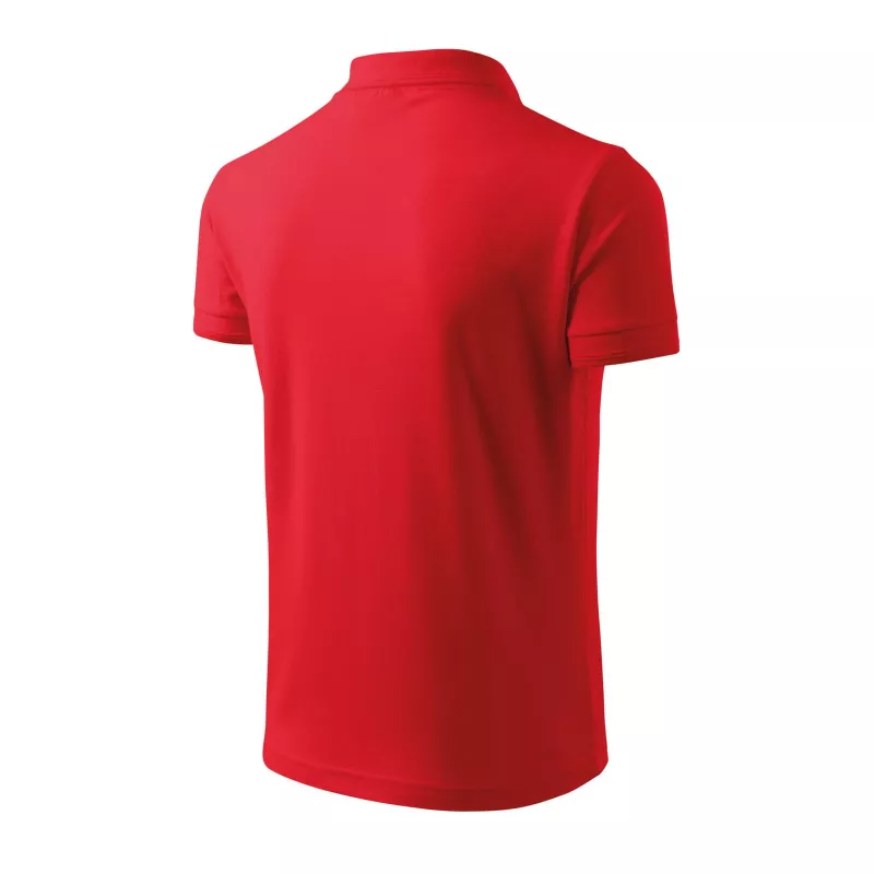 Męska koszulka polo 200 g/m² PIQUE  POLO 203 - Czerwony (ADLER203-CZERWONY)