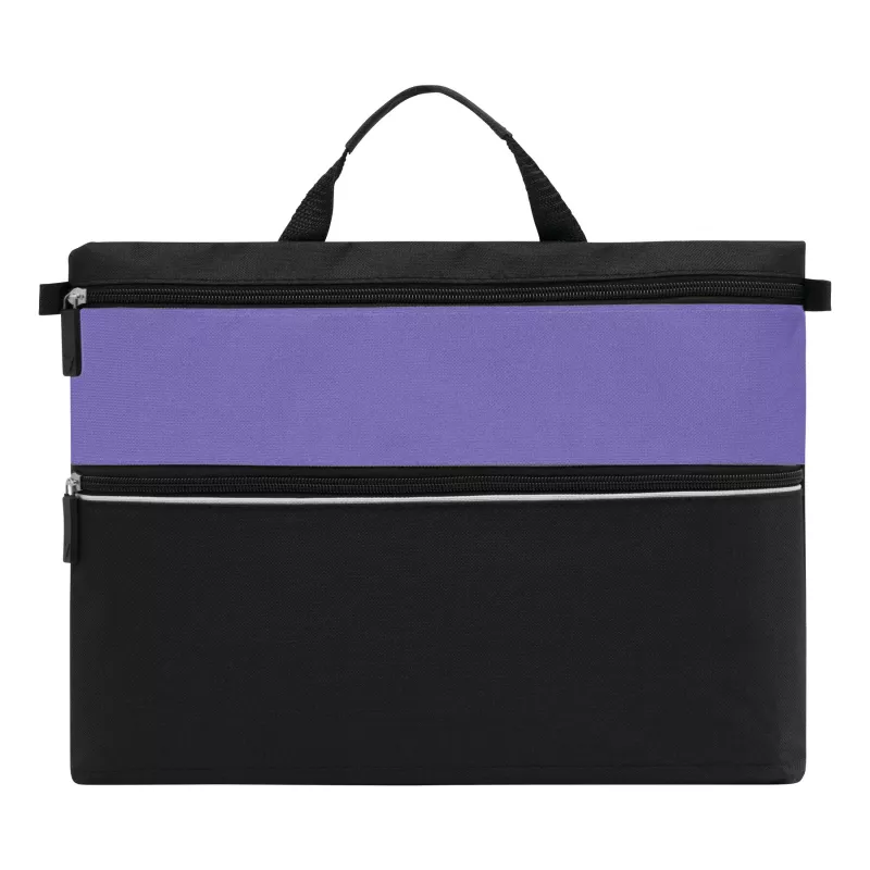 Torba na dokumenty - czarny, purpurowy (56-0814512)