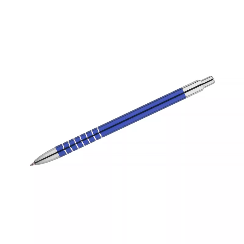 Długopis reklamowy metalowy RING - niebieski (19452-03)