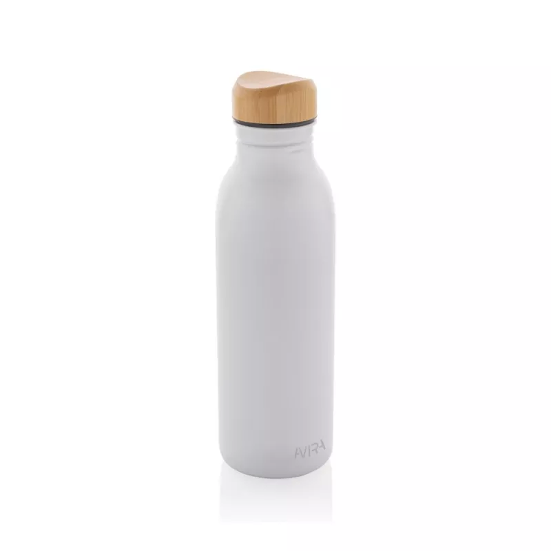 Butelka sportowa 600 ml Avira Alcor, stal nierdzewna z recyklingu - biały (P438.063)