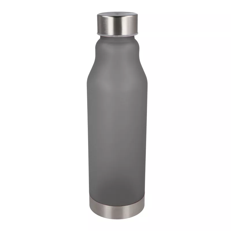 Matowa butelka R-PET 600ml - czarny mrożony (LT98824-N5402)