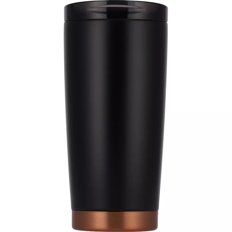 Kubek termiczny stalowy z recyklingu LA LOUVIERE MoLu 540 ml - czarny (535003)