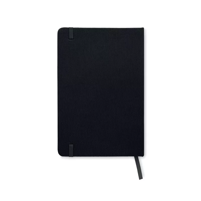 Notes A5 w okładce z RPET 80 kartek w linię NOTE RPET - Czarny (MO9966-03)