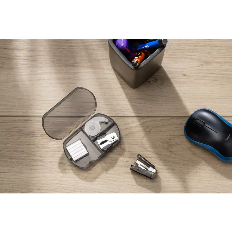 Zestaw przyborów biurowych DOCSY - czarny (17931-02)