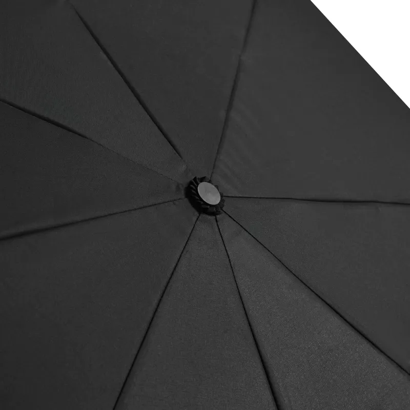 Automatyczny, wiatroodporny, kieszonkowy parasol - czarny (56-0101311)