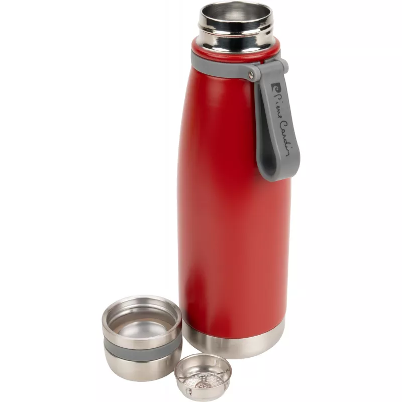 Butelka termiczna 650 ml Pierre Cardin - czerwony (B9000501IP305)
