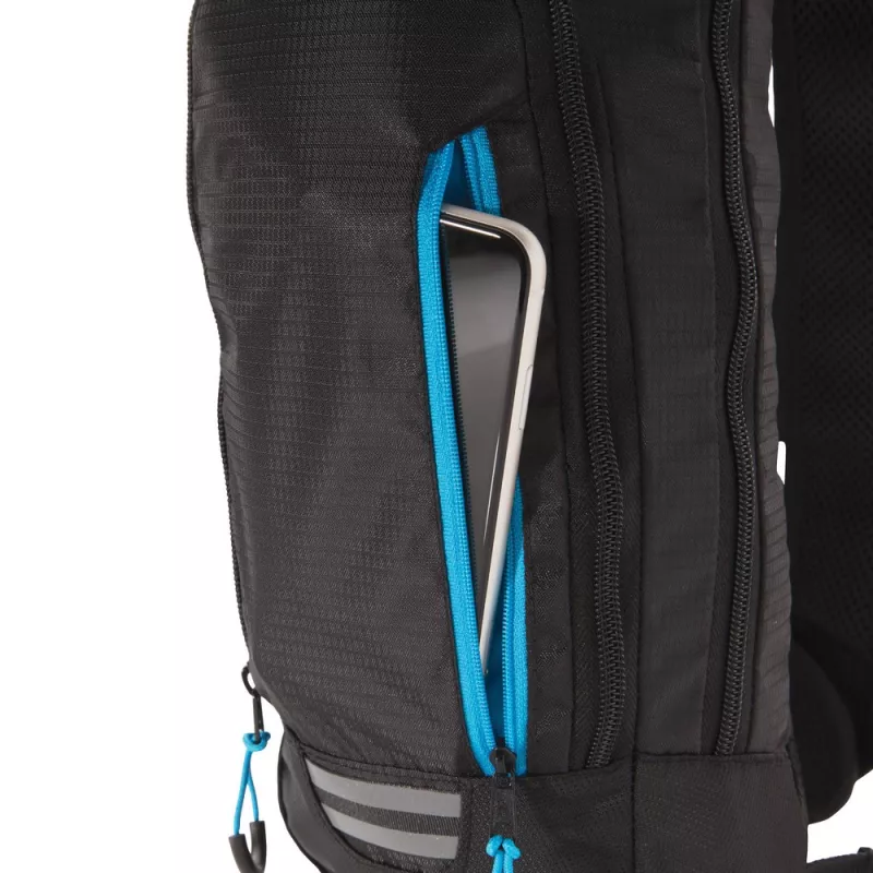 Mały plecak turystyczny Explorer 7l - czarny, niebieski (P760.161)