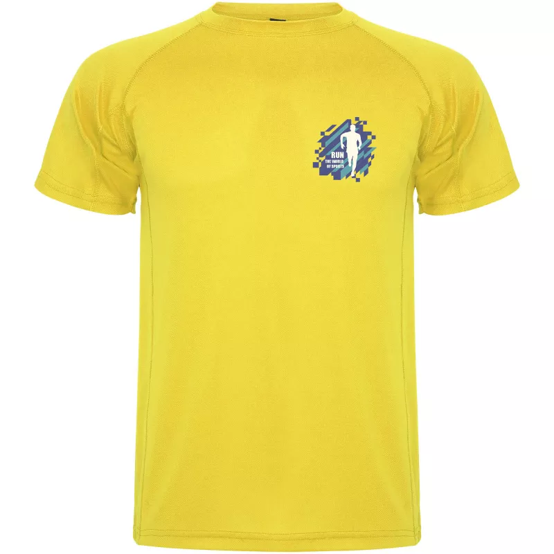 Koszulka poliestrowa 150 g/m² ROLY MONTECARLO 0425 - Żółty (R0425-YELLOW)