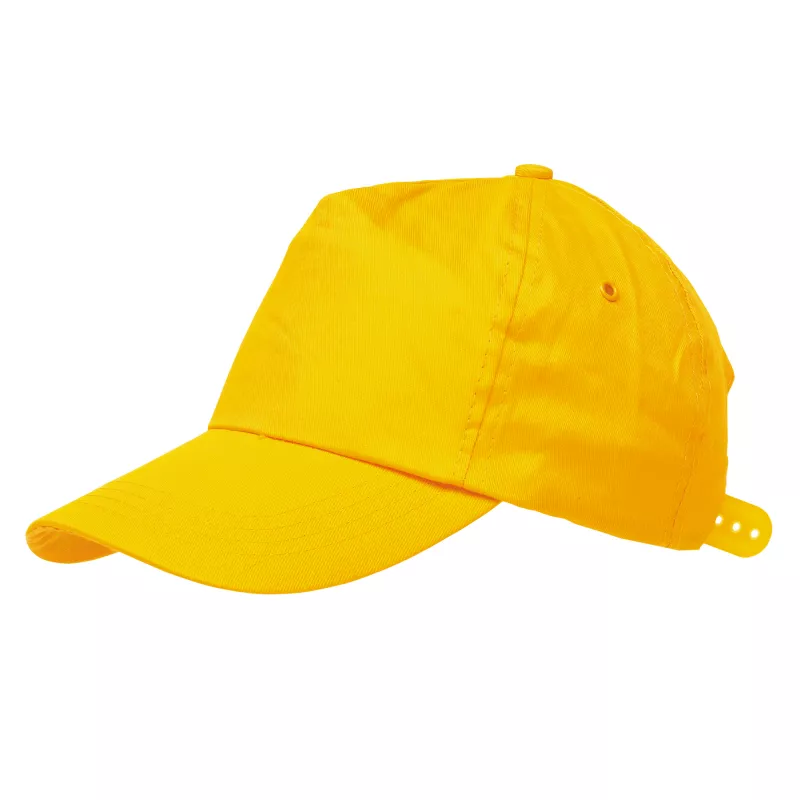 Czapka baseballowa 5-segmentowa RACING - żółty (56-0702043)