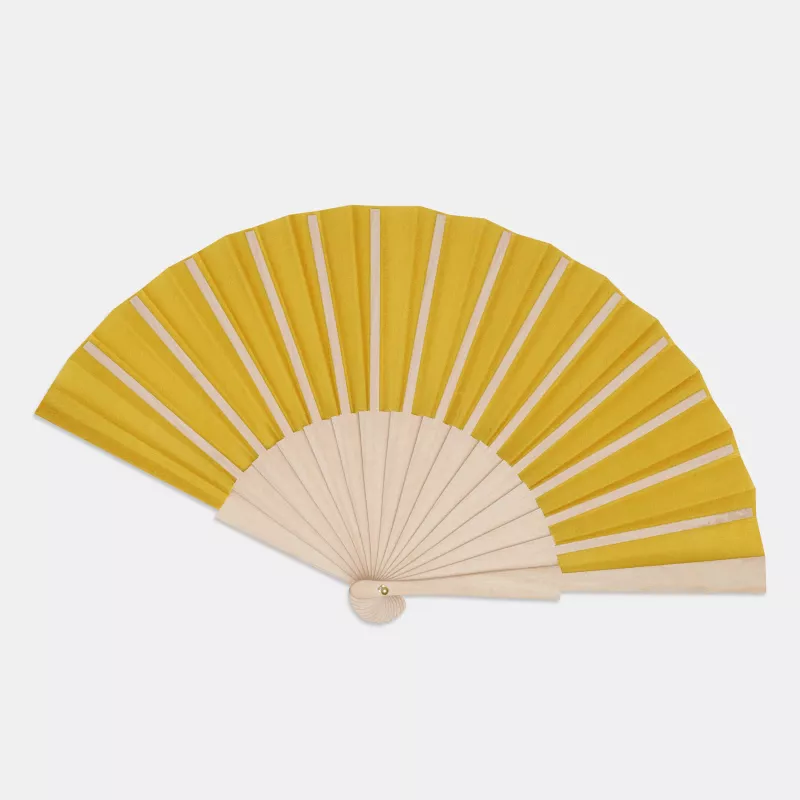 Składany wachlarz - żółty (56-0906023)