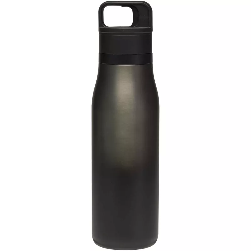 SMART - kubek termiczny o pojemności 500 ml wykonany ze stali nierdzewnej pochodzącej z recyklingu (certyfikat RCS), z podwój - Czarny (10096190)