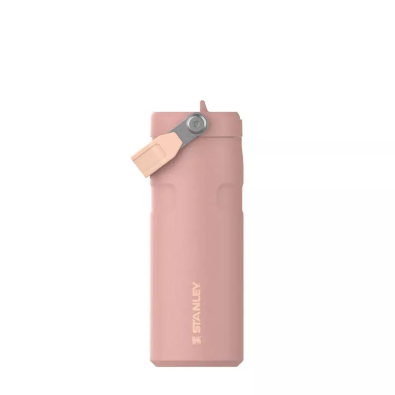 Butelka The IceFlow Bottle Flip Straw 2.0 0.47L - Peach Rose (10121100215)
