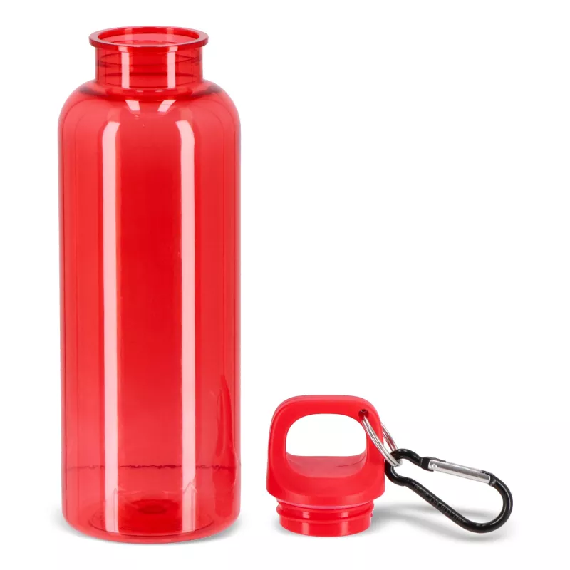 Butelka na wodę Noa R-PET 500ml - czerwony transparentny (LT98913-N0421)