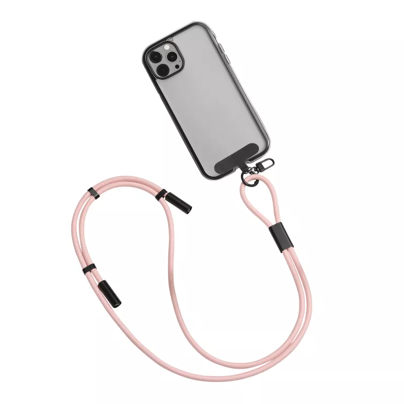 Uniwersalna smycz do telefonu - różowy (56-1107398)