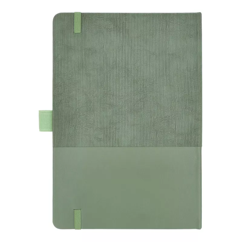 Notatnik Thermo Leather A5 - ciemnobrązowy / zielony (LT92088-N5031)