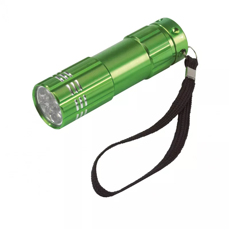 Latarka LED POWERFUL - zielony (56-0699910)
