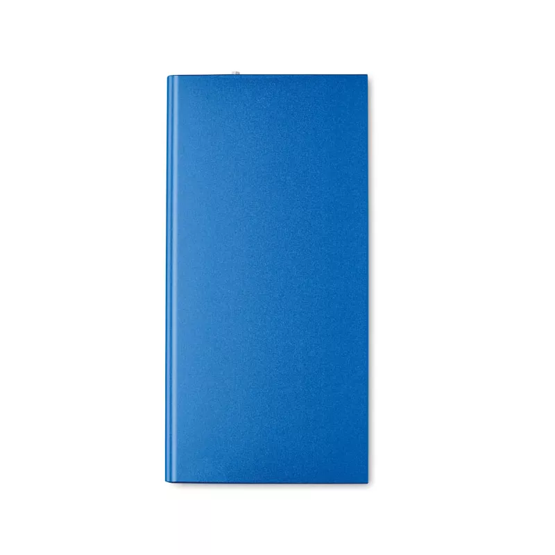 Powerbank płaski aluminiowy 8000 mAh POWERFLAT8 - Niebieski (MO8839-37)