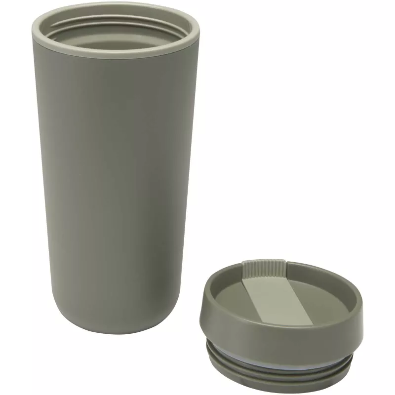 Sedona - kubek plastikowy o pojemności 480 ml, z podwójnymi ściankami - Zielony (10095361)