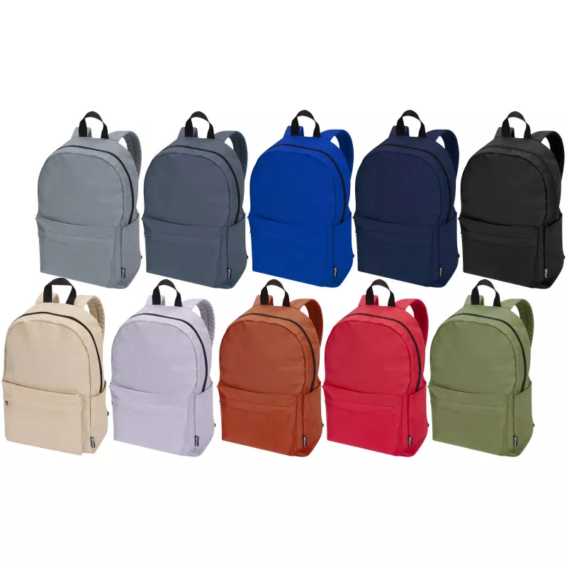 Byron plecak na 14-calowego laptopa o pojemności 16 l z recyklingu z certyfikatem GRS - Hale Blue (13009691)