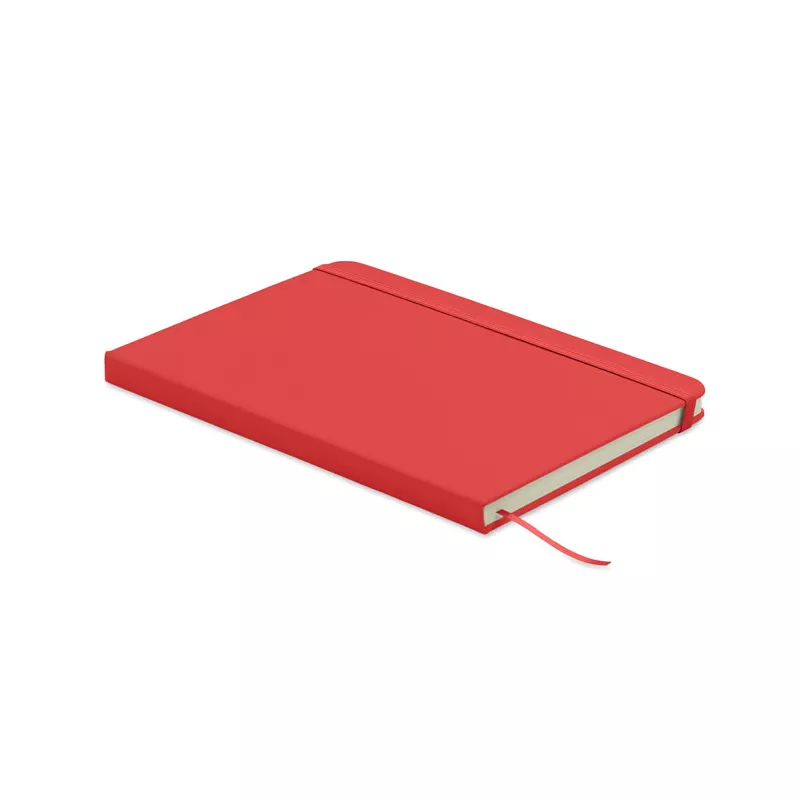Notes A5 w okładce z PU 96 kartek w linię ARCOLOOP - Czerwony (MO3124-05)