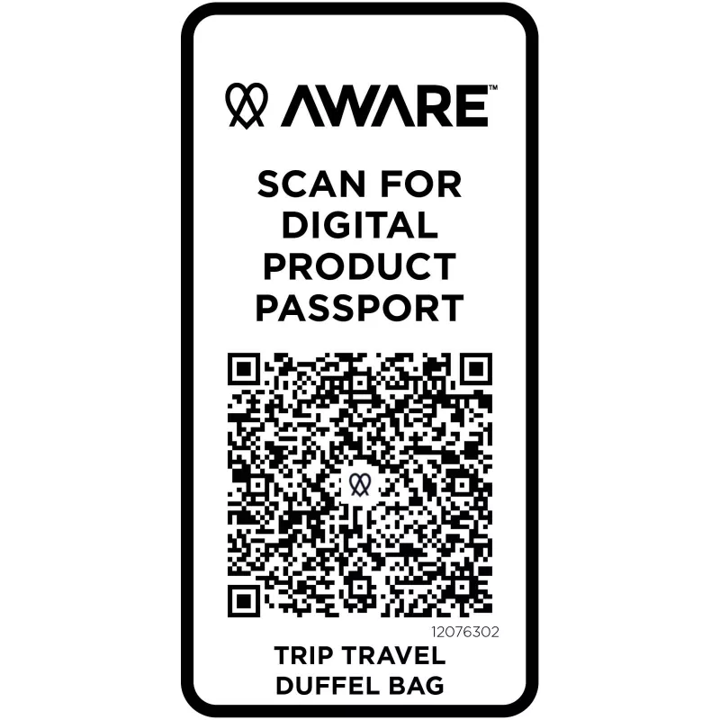 Trip Aware™, torba podróżna wykonana z materiałów z recyklingu, 42 l - Złamana biel (12076302)