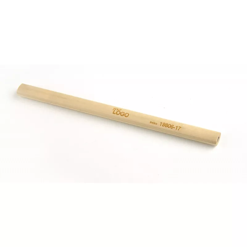 Ołówek stolarski BOB 17,7 cm - twardość B - beżowy (19806-17)
