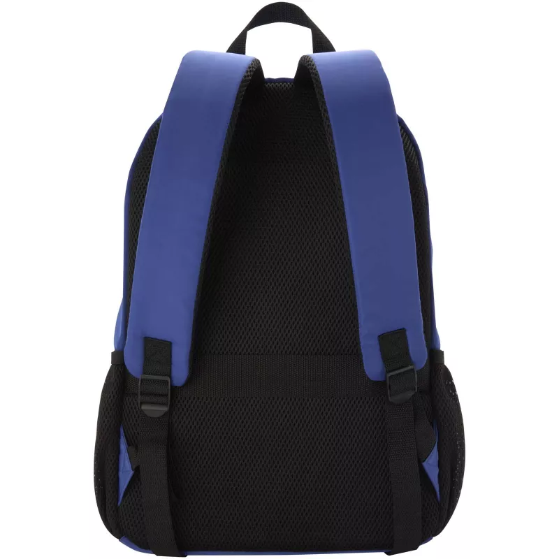 Trend Plus plecak na laptopa o przekątnej 15-cali o pojemności 20 l wykonany z materiałów z recyklingu z certyfikatem GRS - Błękit królewski (13008653)
