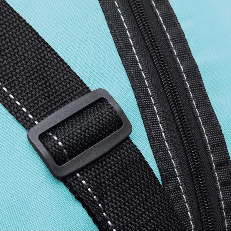 Sportowa torba - czarny, turkusowy (56-0808556)