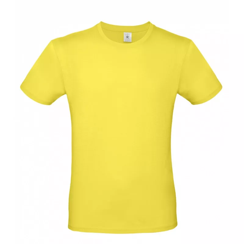 Koszulka reklamowa 145 g/m² B&C #E150 - Sollar Yellow (201) (TU01T/E150-SOLAR YELLOW)