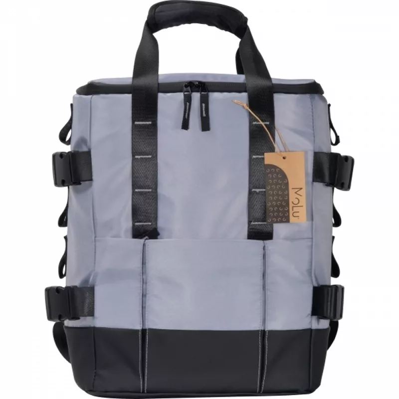 Plecak termiczny z nylonu z recyklingu SAINT HELENS MoLu - szary (498207)