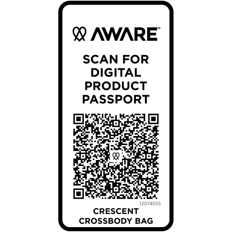 Crescent torba typu crossbody Aware™ z recyklingu o gramaturze 500 g/m² - Granatowy (12074555)