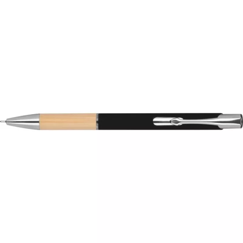 Długopis metalowy półżelowy NAPLES - czarny (433303)