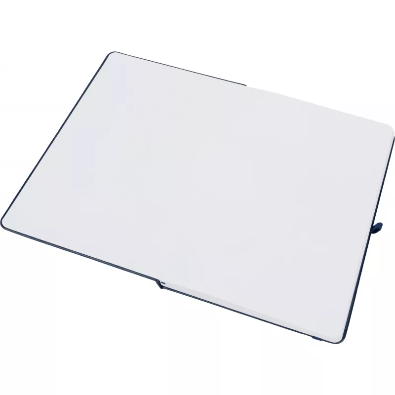 Notatnik A5 w linie z PU z recyklingu CLEO - granatowy (2374844)